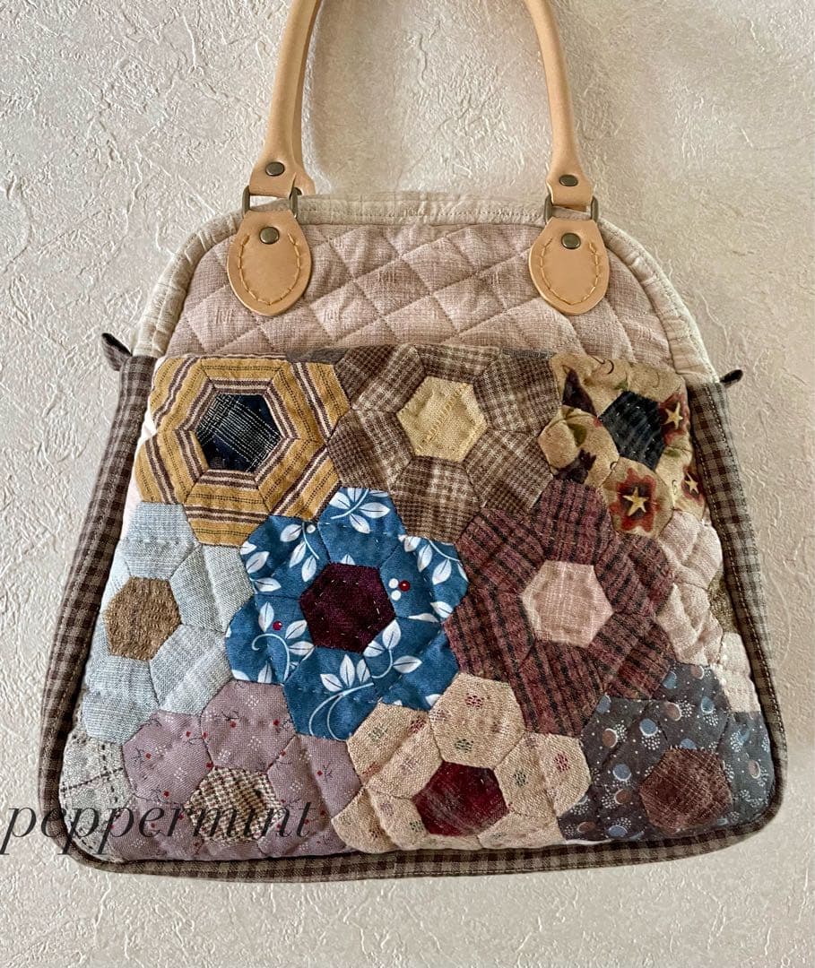 パッチワークバッグパッチワークキルトバッグ