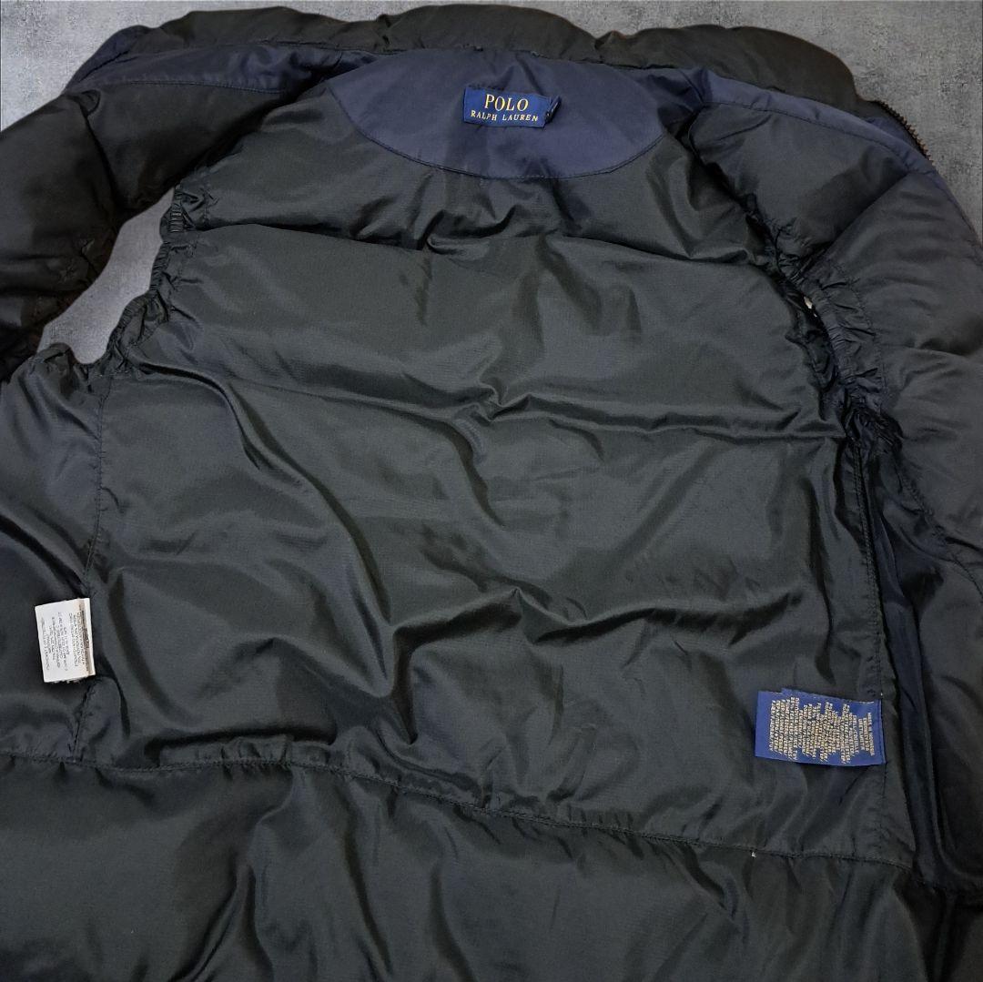 ラルフローレン ダウンベスト ポニー刺繍 ネイビー ブラック ヌプシ型