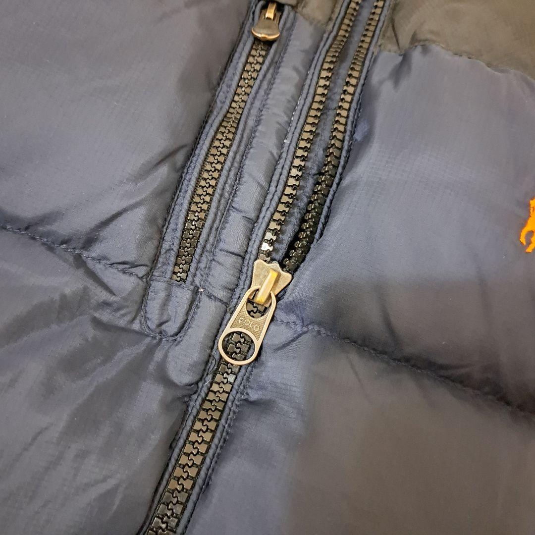 ラルフローレン ダウンベスト ポニー刺繍 ネイビー ブラック ヌプシ型