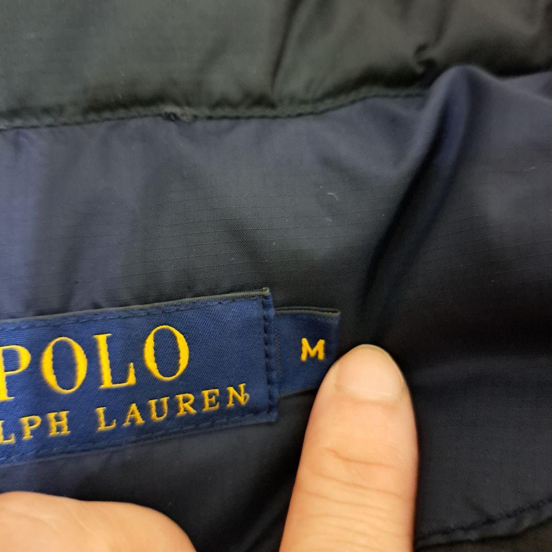 ラルフローレン ダウンベスト ポニー刺繍 ネイビー ブラック ヌプシ型