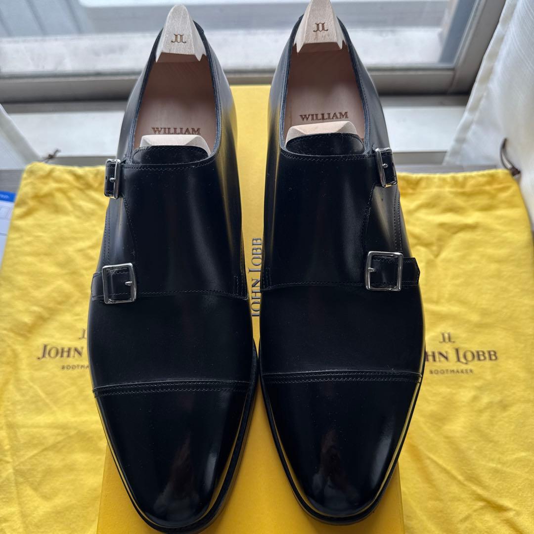 JOHN LOBB WILLIAM ブラックレザーシューズ