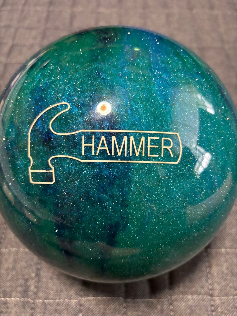 HAMMER ブラックウィドースペア 15ポンド プラグ済み ボウリングボール
