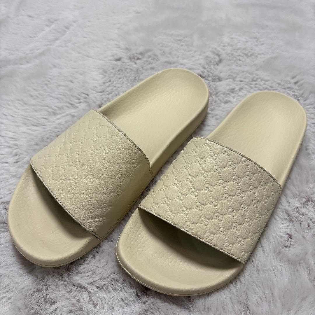 グッチ GG グッチシマ スライドサンダル サンダル ラバー