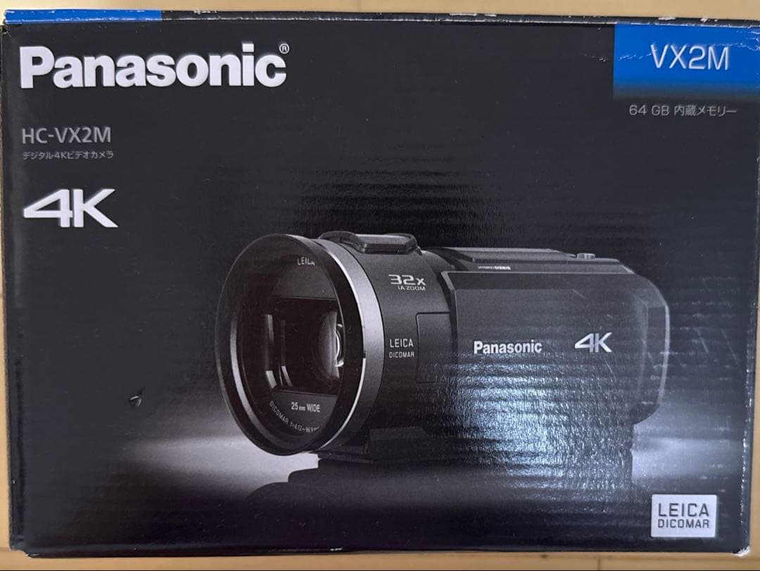 Panasonic 4K ビデオカメラ HC-VX2M