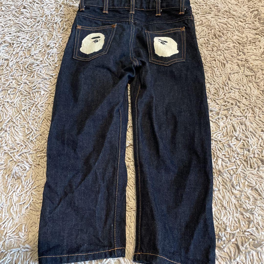 APE ベビーマイロ 新品かっこいいデニムパンツ 120センチ