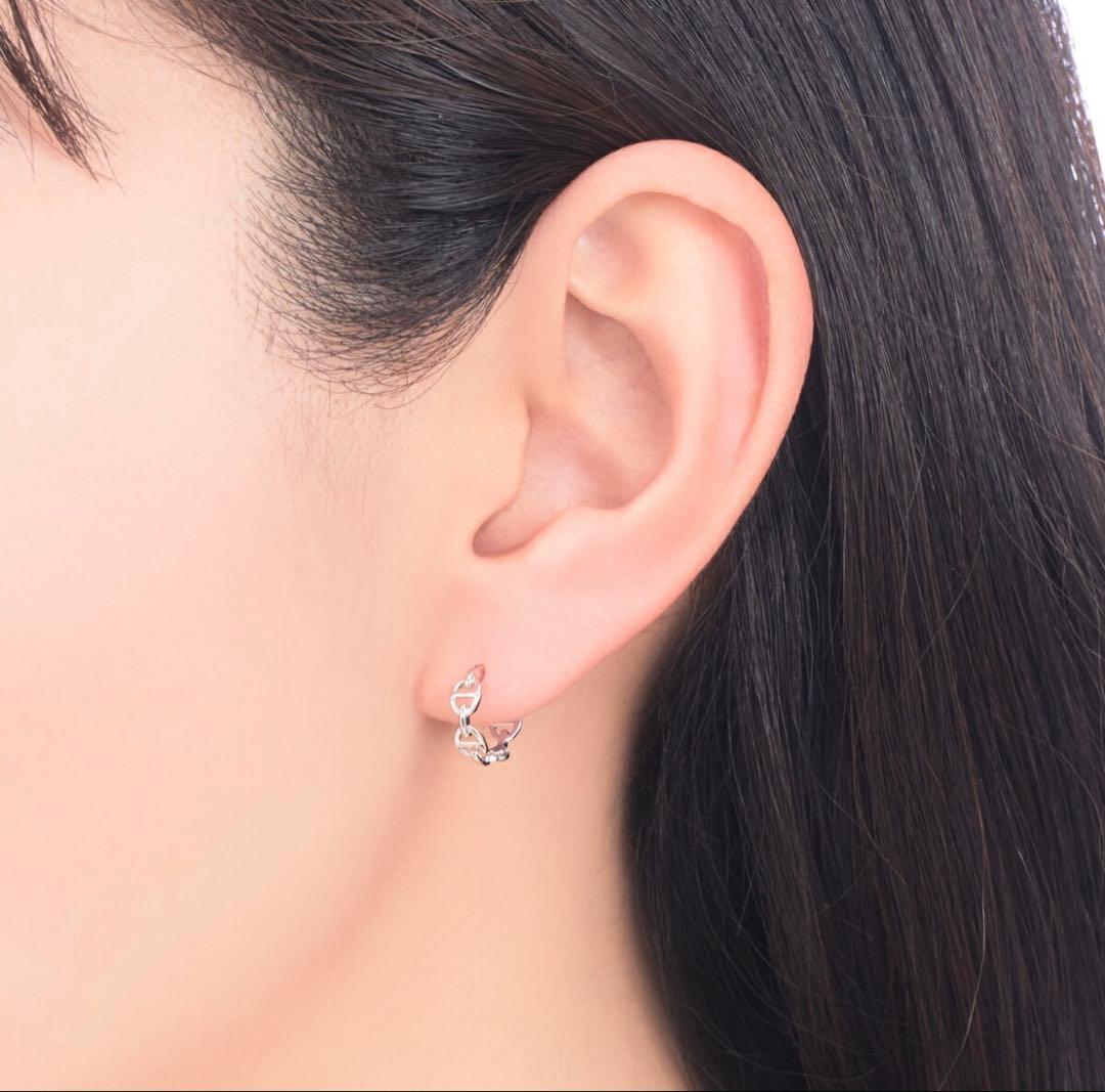 TSUTSUMI ピアス K10ホワイトゴールド