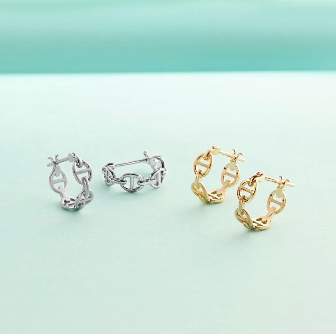 TSUTSUMI ピアス K10ホワイトゴールド