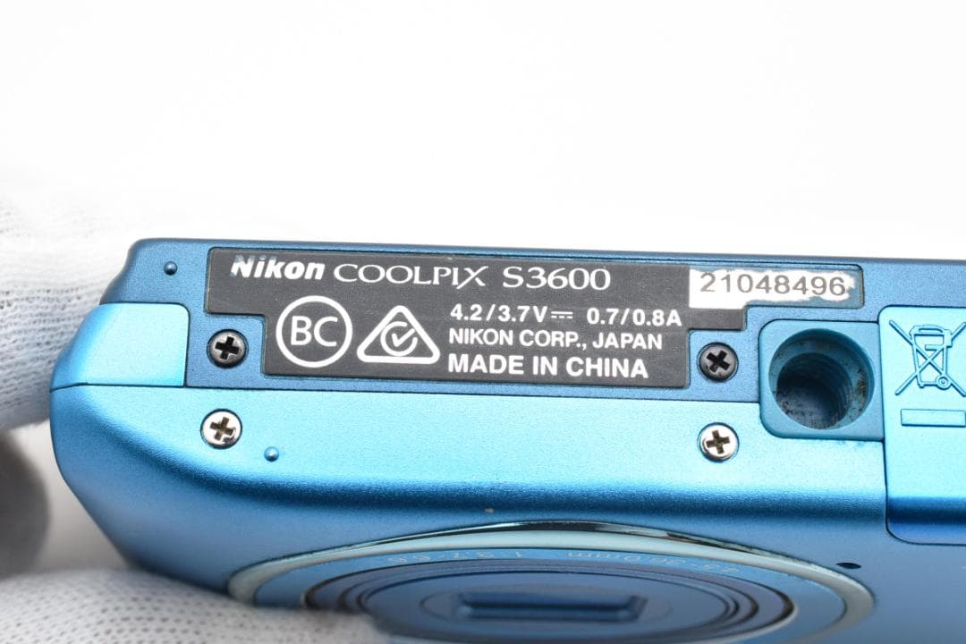 Nikon COOLPIX S3600 コンパクトデジタルカメラ　A020