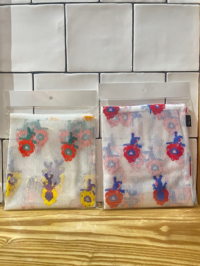 ミャクミャク　レースエコバッグ　ボーダーカラー＆ノーマル　2点セット