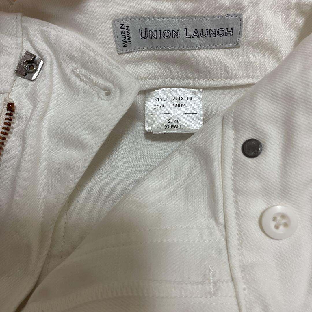 【UNION LAUNCH】ユニオンランチ ホワイトペインターパンツ XS 白