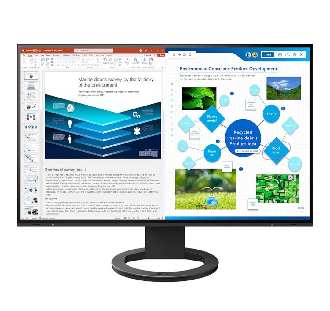 B*Q様 ★300円開始★【未開封】EIZO 27型カラー液晶モニター EV27