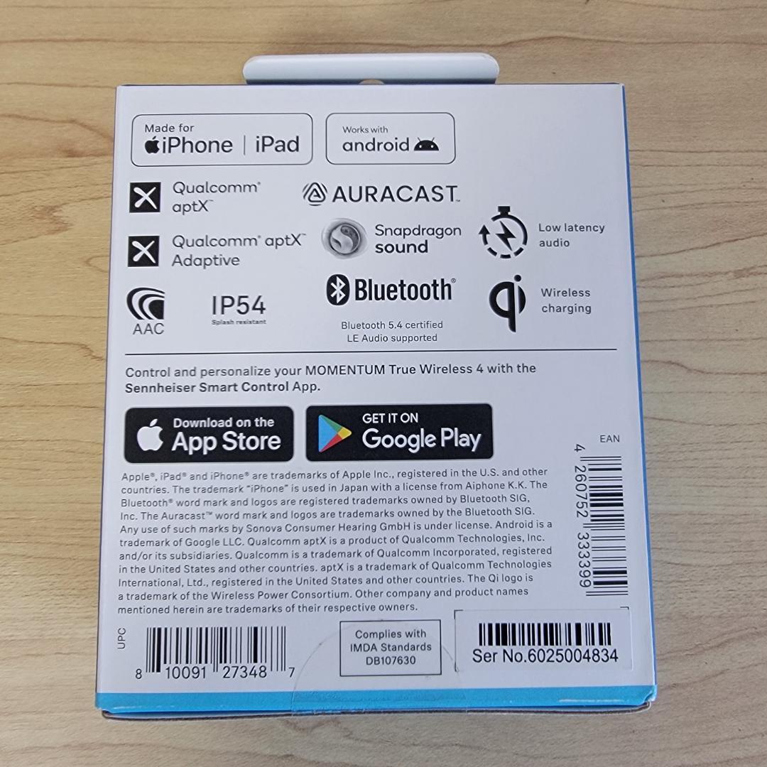 イヤホン SENNHEISER MOMENTUM True Wireless4 denim