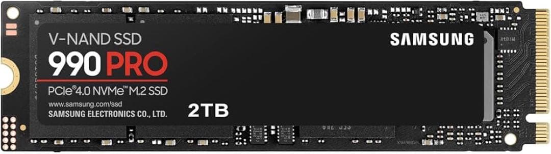 内蔵型SSD Samsung 990 PRO 2TB PCle4.0 M.2 SSD
