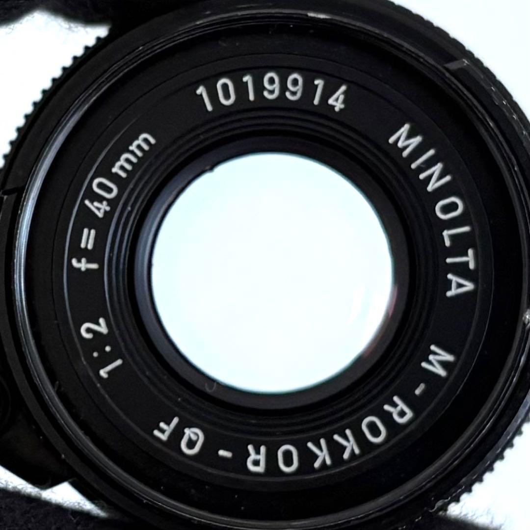 MINOLTA M-ROKKOR 40mm F2 ミノルタ ライカ LEICA