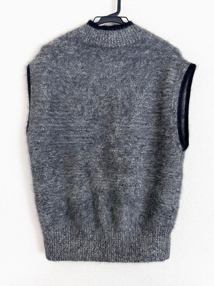 極美品UNITED ARROWS フォックス カシミヤ ハイネック ニットベスト