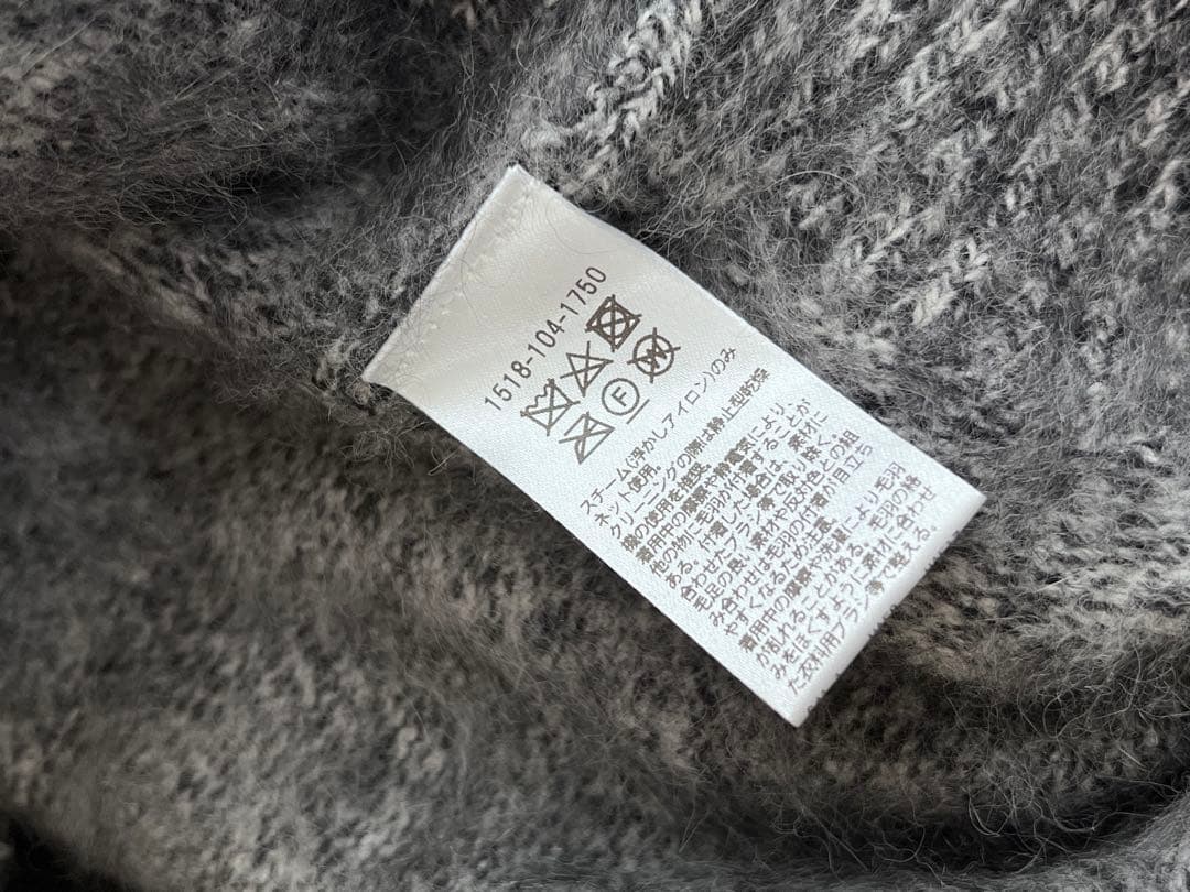 極美品UNITED ARROWS フォックス カシミヤ ハイネック ニットベスト