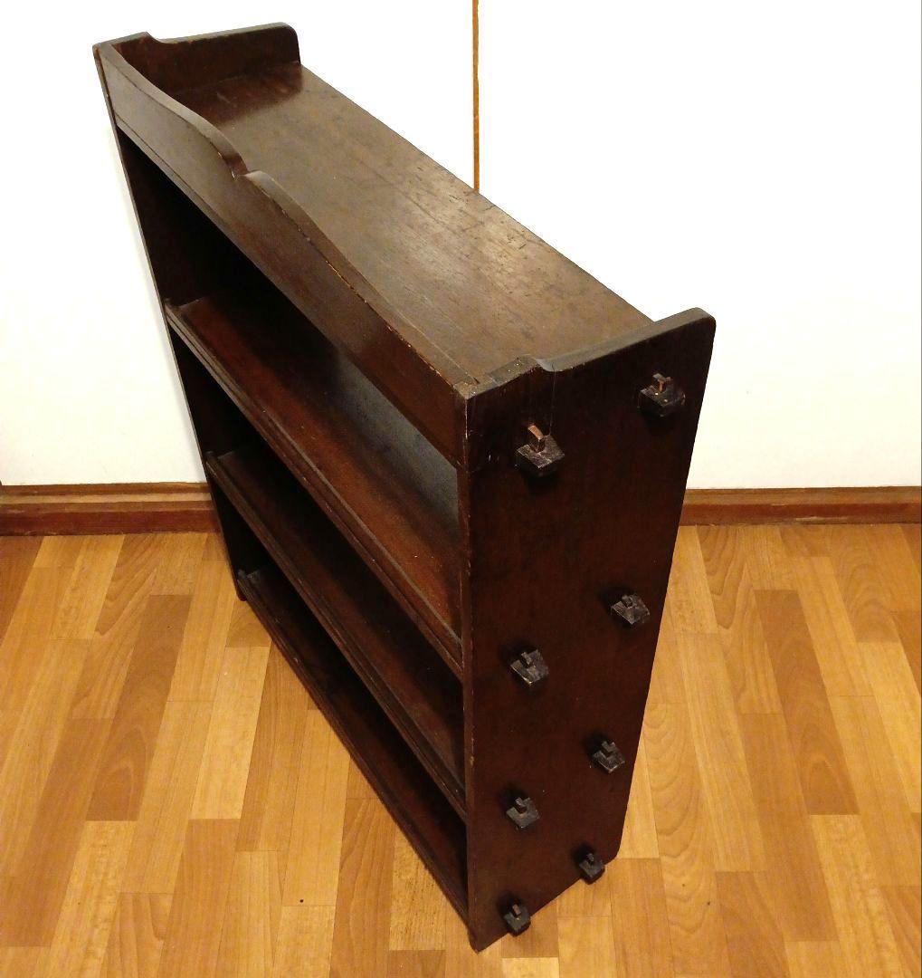 本棚　昭和レトロ 木製　古民家 民芸品