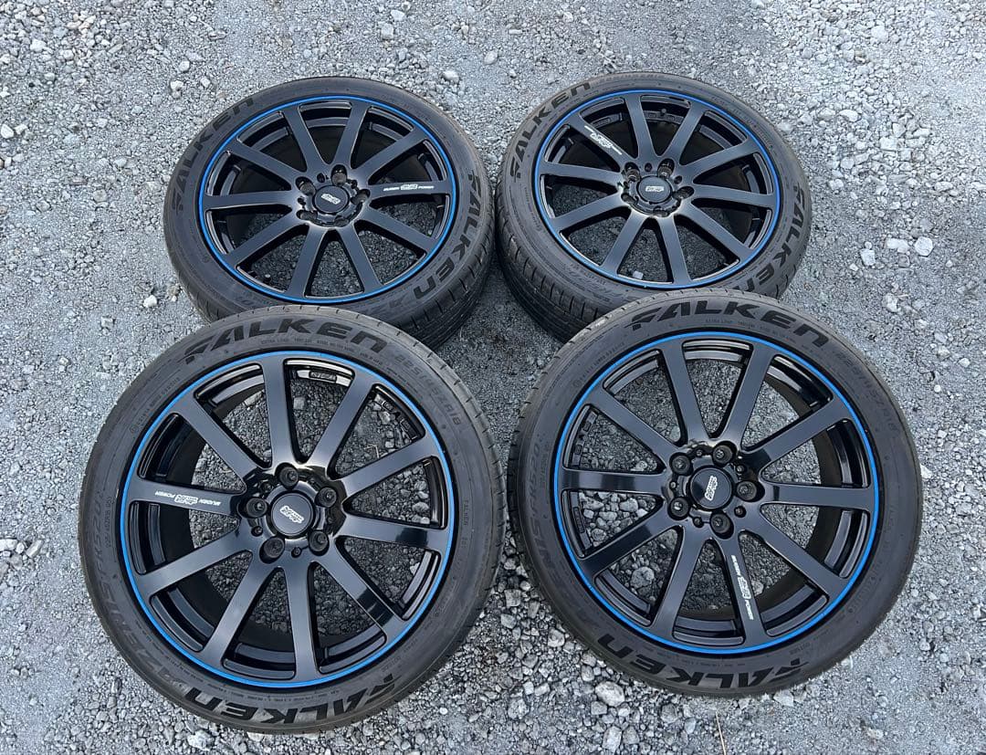 無限NR 18インチ 7.5J＋55 5穴 PCD114.3 225/45R18