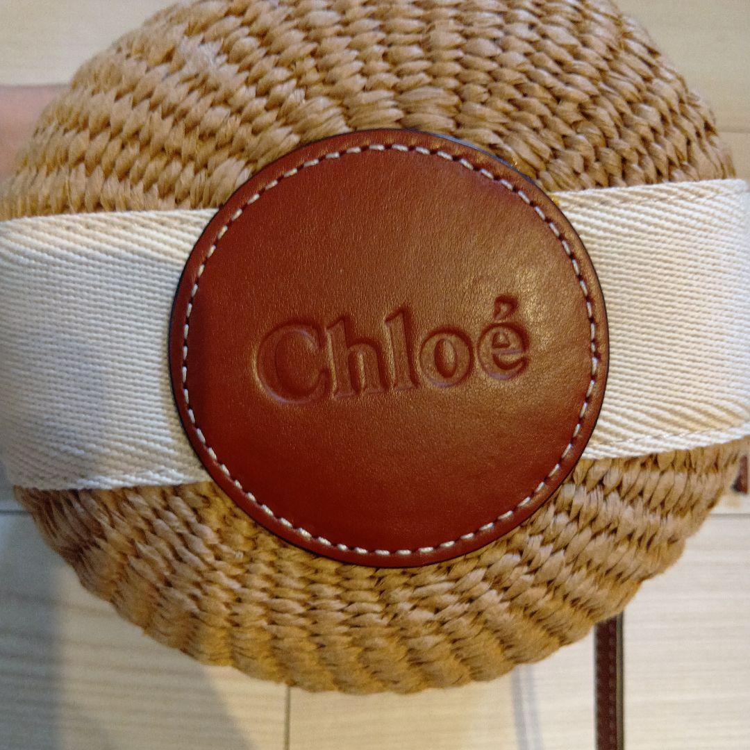 Chloe クロエ WOODYスモールバスケット かごバッグ