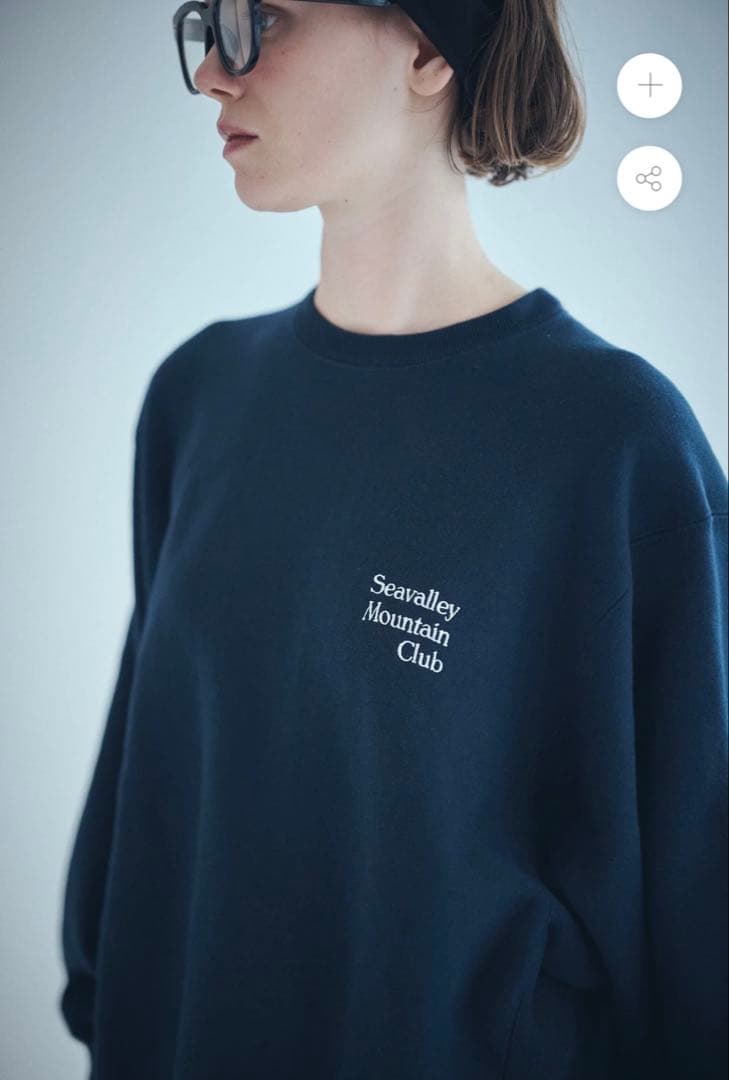 SEAのSeavalley Mountain Club ネイビー スウェット
