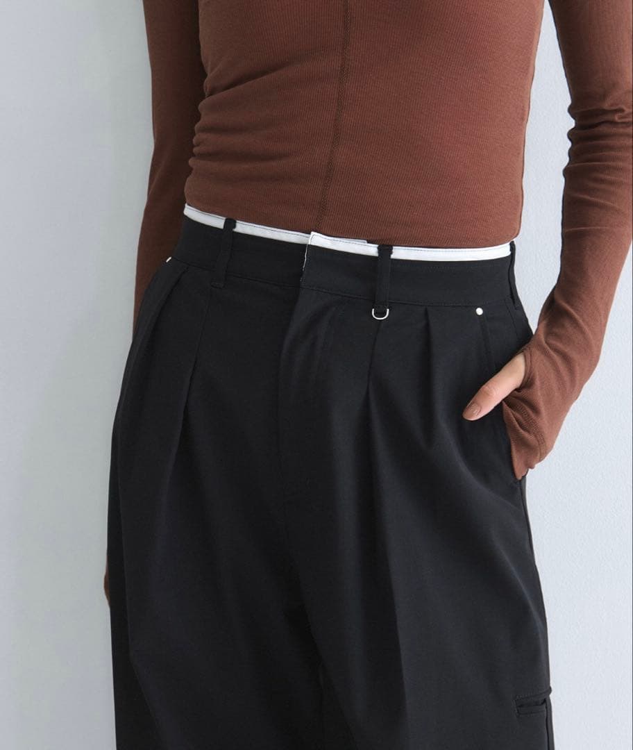 ダブルウエストコクーンパンツ｜United tokyo