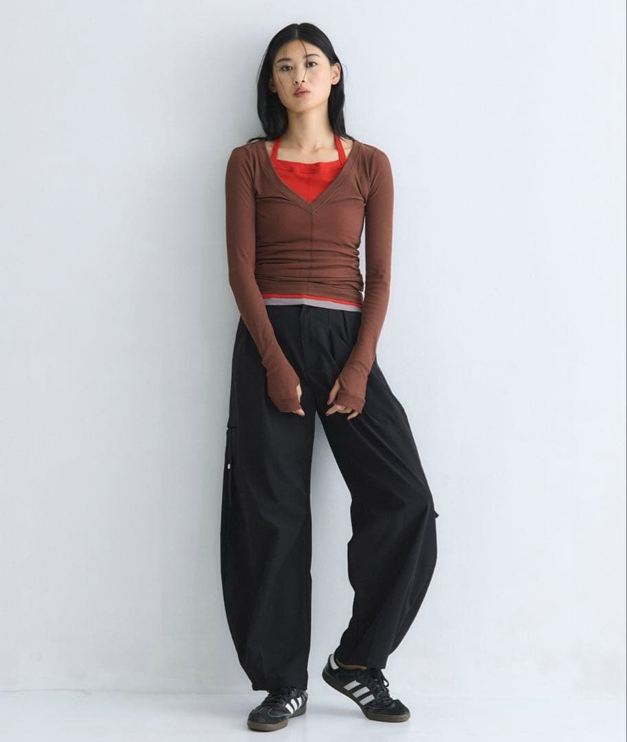 ダブルウエストコクーンパンツ｜United tokyo