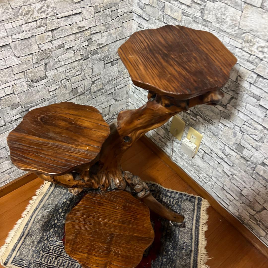 木製ツリースタイルフラワースタンド 3段式