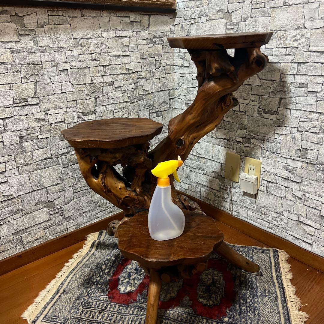 木製ツリースタイルフラワースタンド 3段式