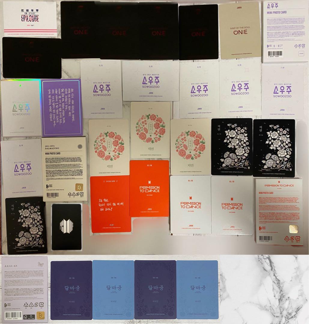 BTS ジミン 公式 トレカ ミニフォト ラキドロ ポスカ レンチキュラー