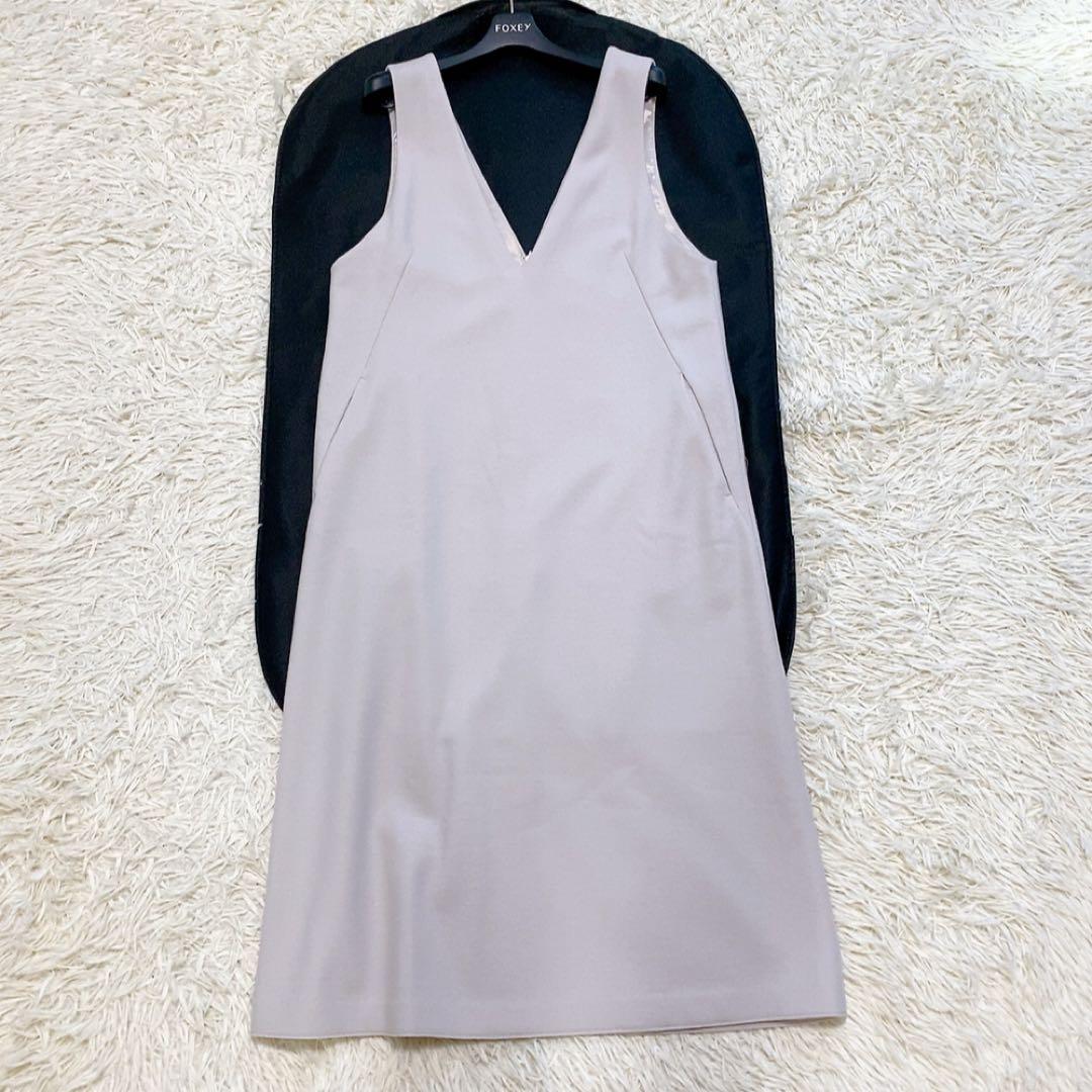 【美品】23区 ウールミルドジャージー ジャンパースカート23AW 重ね着 人気