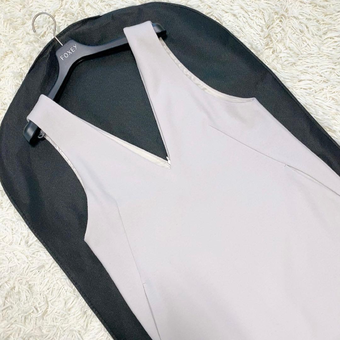 【美品】23区 ウールミルドジャージー ジャンパースカート23AW 重ね着 人気