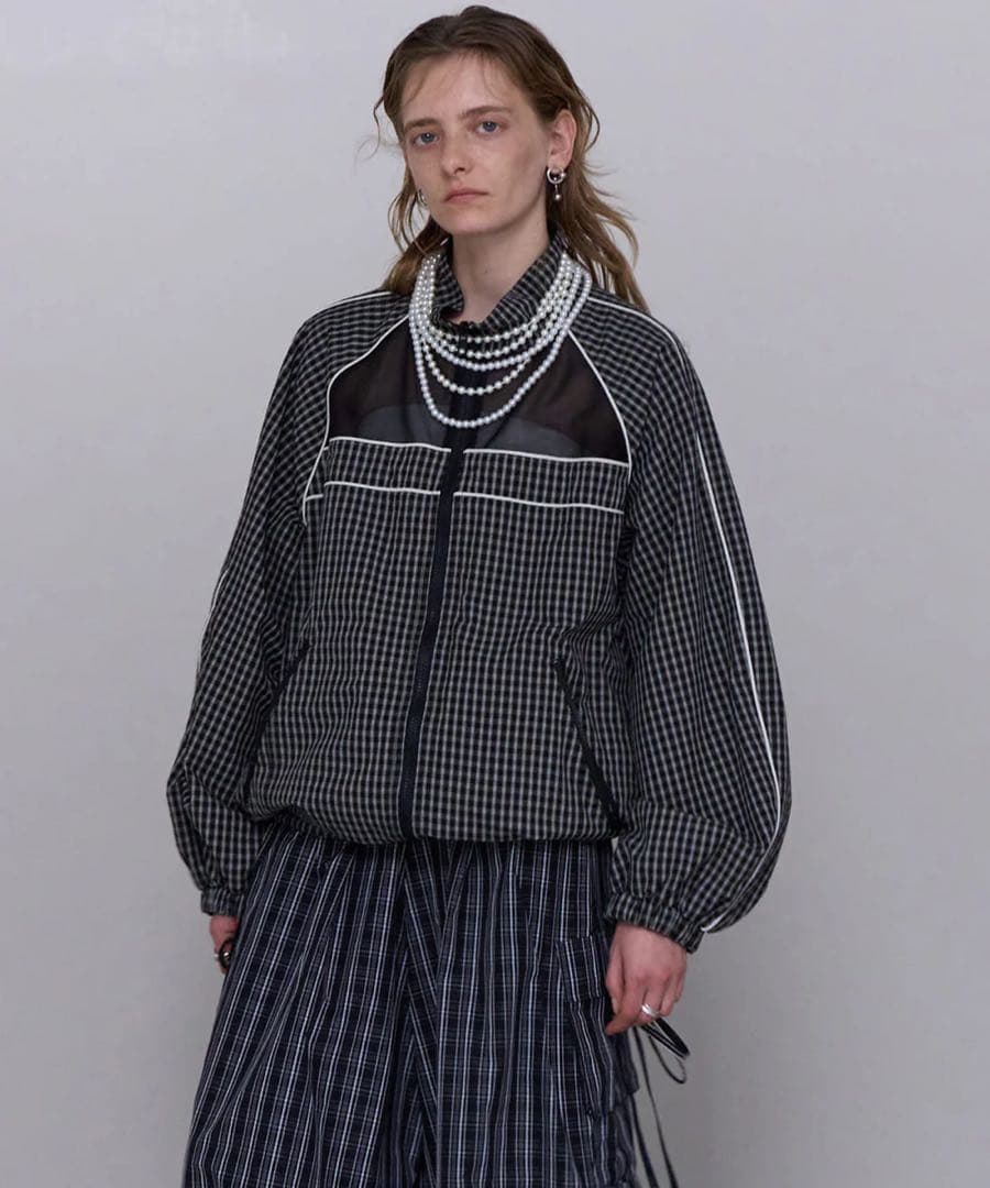 MAISON SPECIAL リバーシブルチェックブルゾン メゾンスペシャル