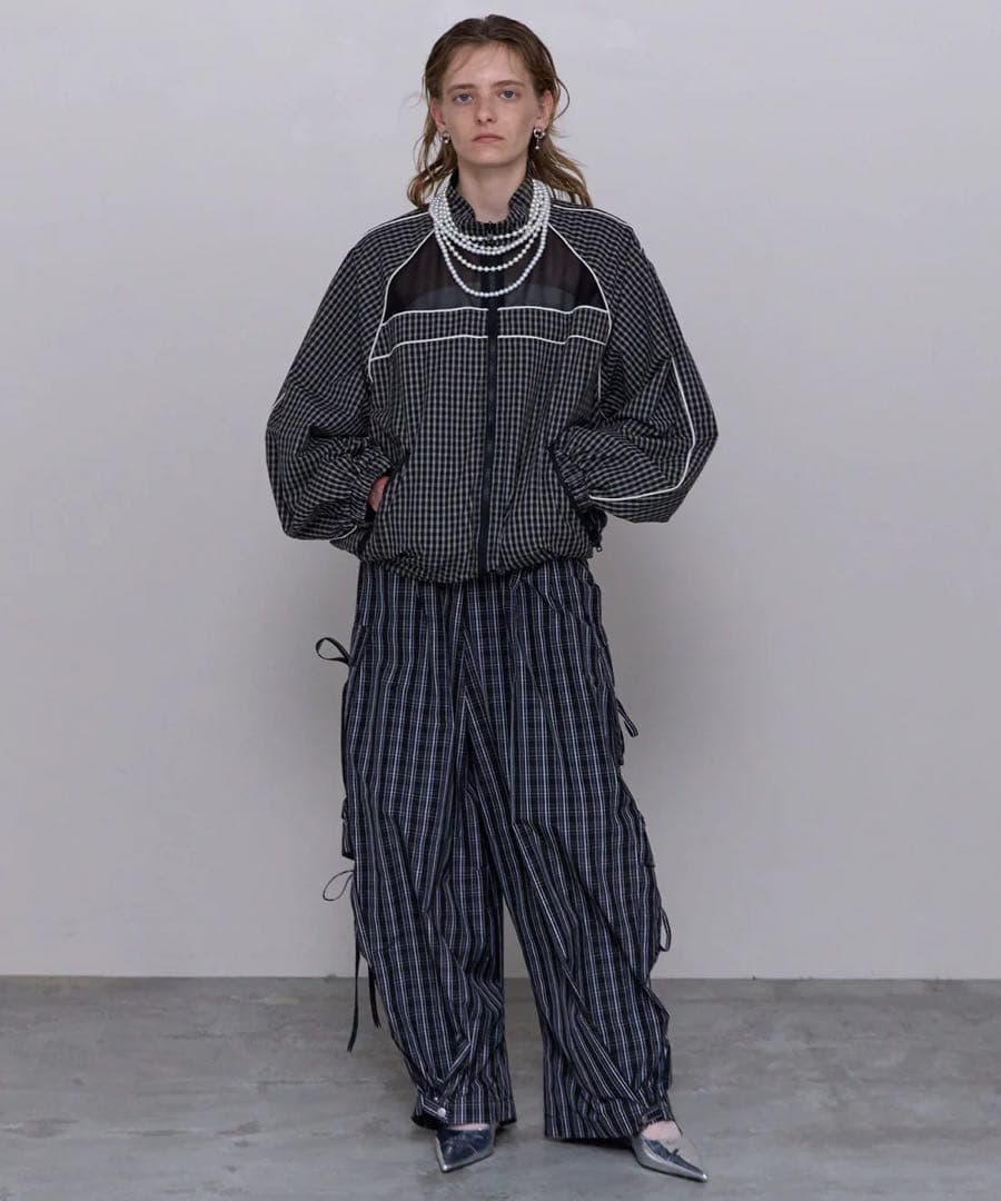 MAISON SPECIAL リバーシブルチェックブルゾン メゾンスペシャル