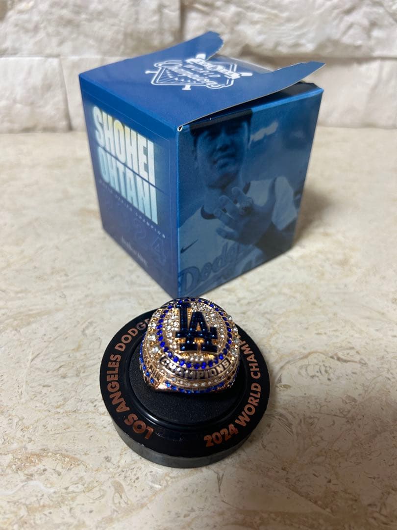 ロサンゼルス・ドジャース　大谷翔平　2024ワールドシリーズチャンピオンリング