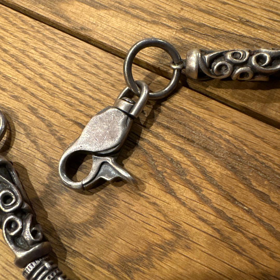 ウォレットチェーン　レザー　vogt 14kgf キーリング