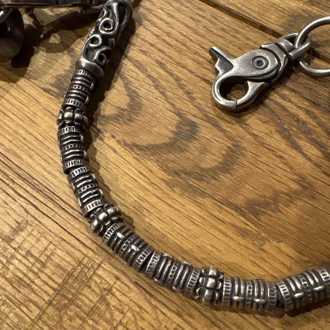 ウォレットチェーン　レザー　vogt 14kgf キーリング