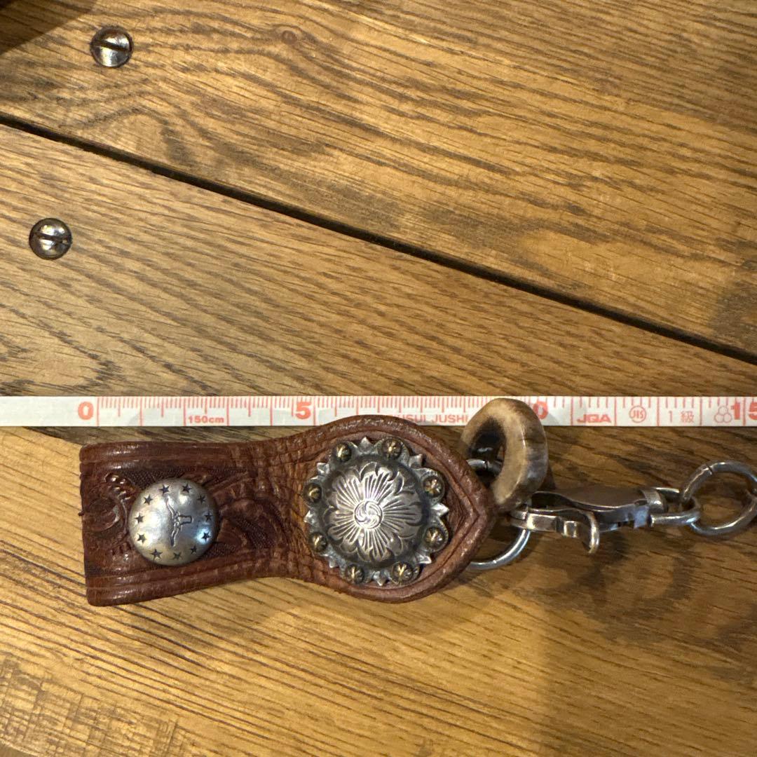 ウォレットチェーン　レザー　vogt 14kgf キーリング