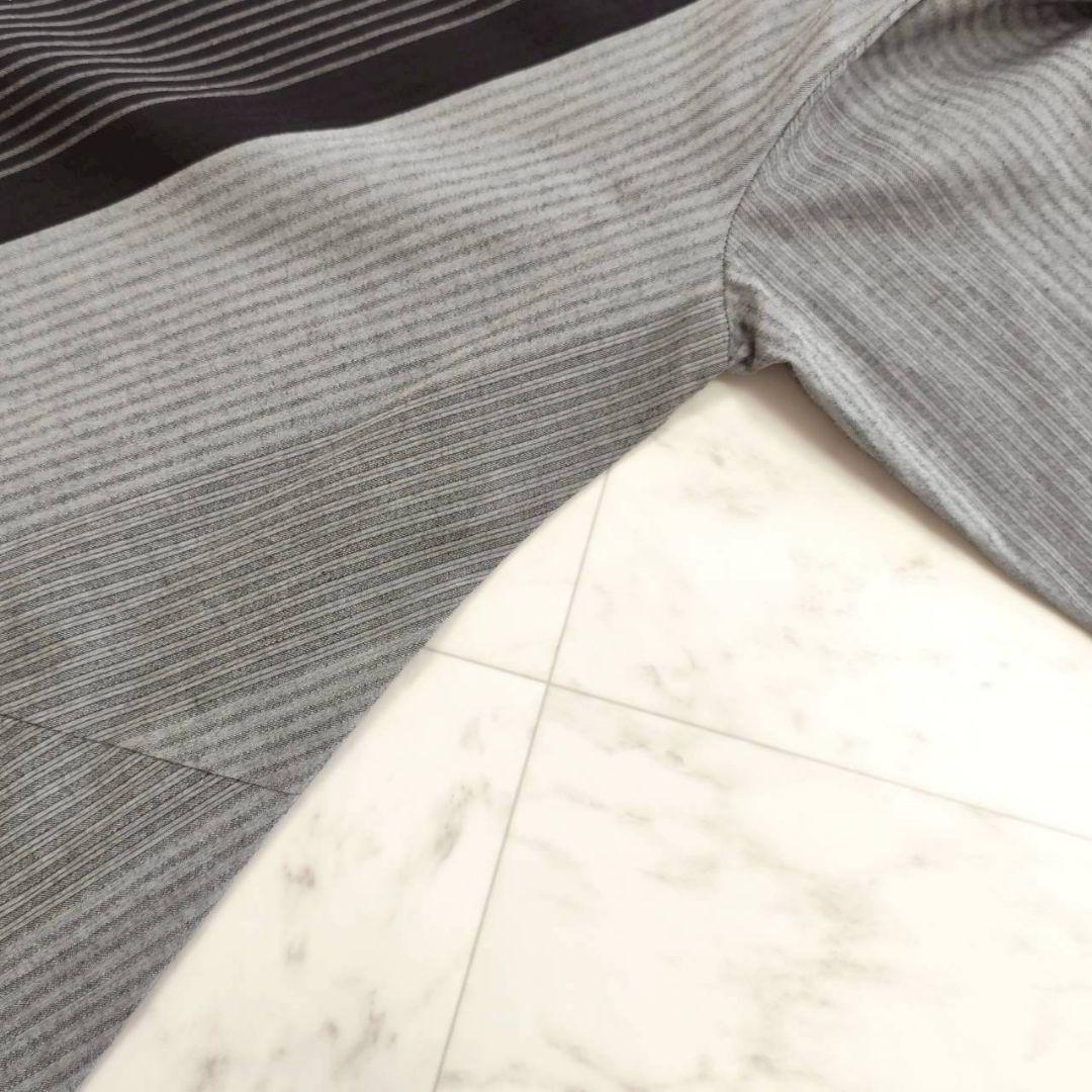 慈雨 ジウ 総柄 変形 アシンメトリー フレア ロング ワンピース