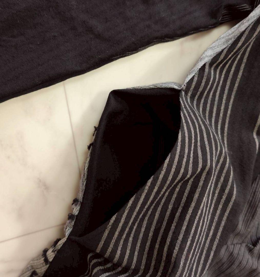 慈雨 ジウ 総柄 変形 アシンメトリー フレア ロング ワンピース