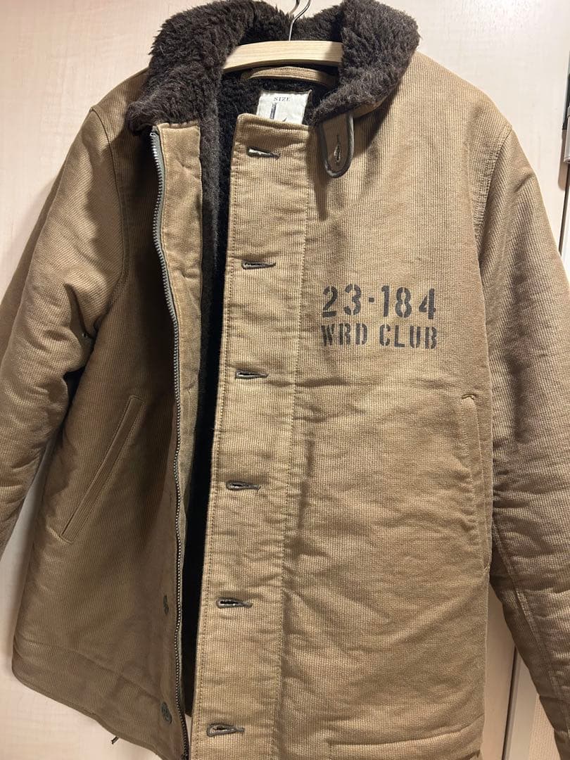 い*ん様 WEIRDO N-1 デッキジャケット アルパカボア L US NAV