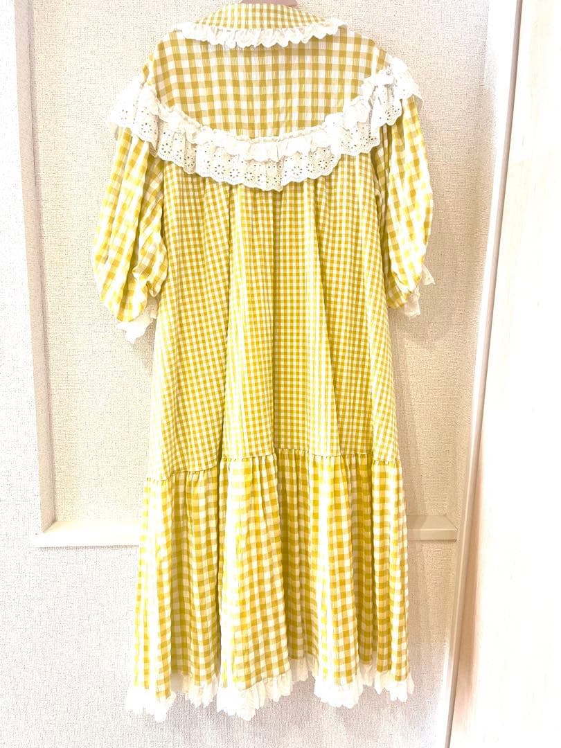 美品！Candy Stripper ギンガムチェック ワンピース