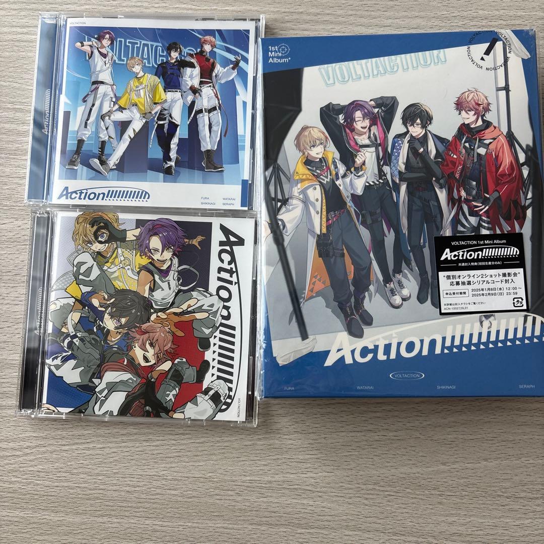 VOLTACTION Action!!!!!!! 3枚セット
