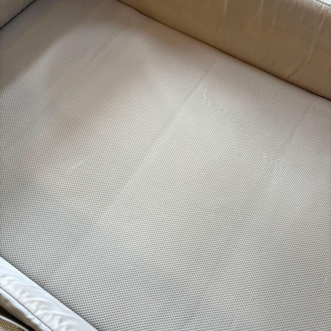 美品✨Aprica ココネルエアー 折り畳み ベビーベッド ココア 66047