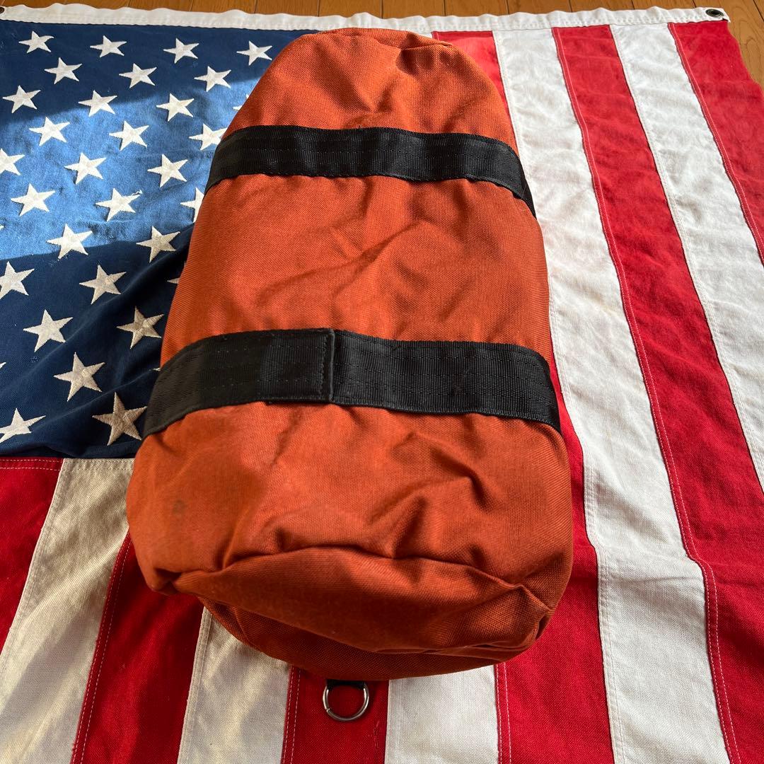 70s ビンテージ EASTPAK 旧タグ ドラムバック オレンジ アメリカ製