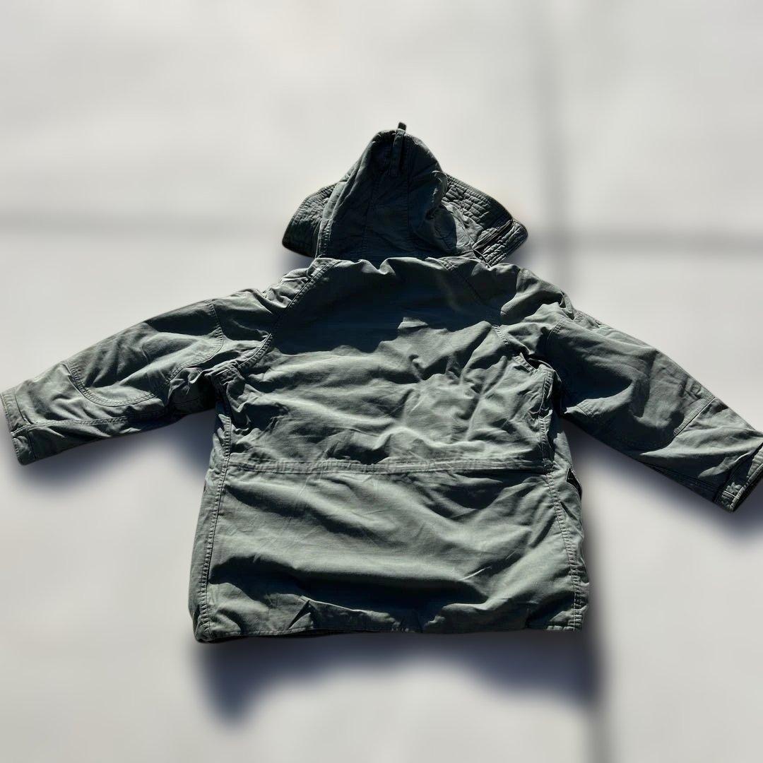 80s N-3B ヴィンテージUSA製サイズL ミリタリージャケットバイカー防寒