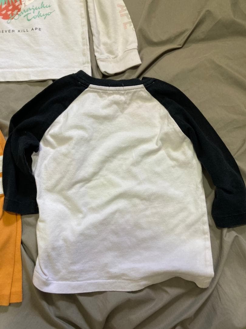BAPE KIDS 長袖シャツ サイズ110 3つセット