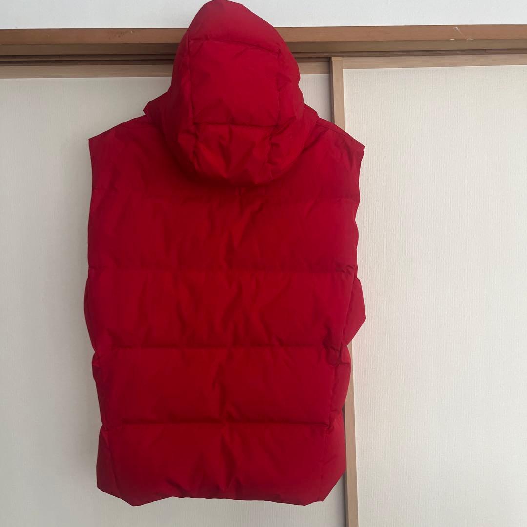 ラルフローレン　Polo Ralph Lauren 赤 フード付ダウンベスト M