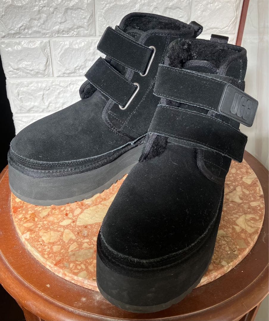 UGG ブラック ムートンブーツ 38
