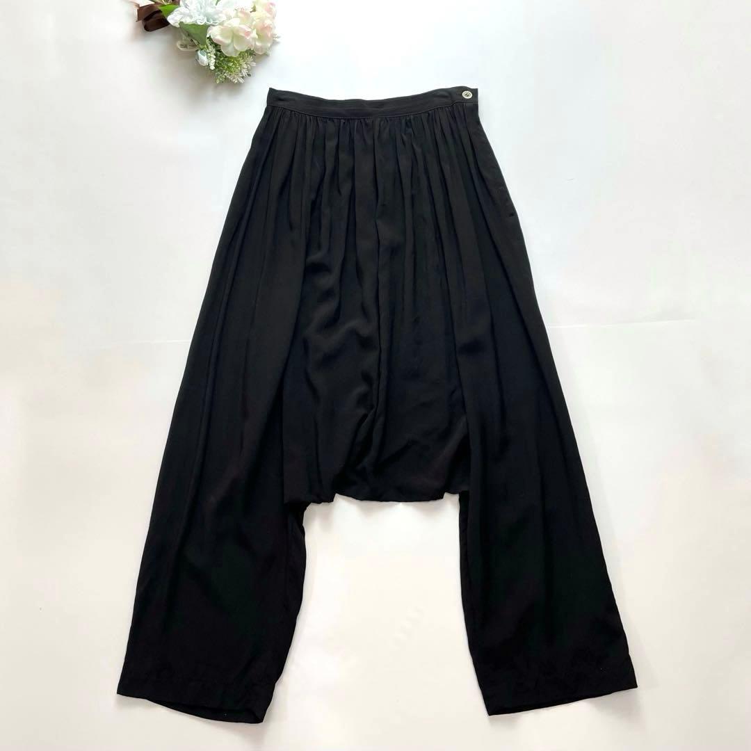 極美品 AD1992コムデギャルソン サルエルパンツ バルーン ギャザー 黒 M