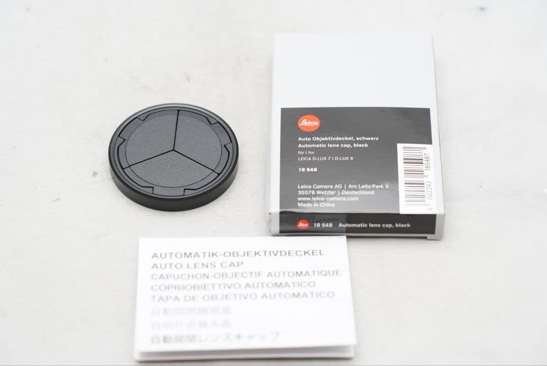 ☆おススメ☆ ライカ 18548 D-LUX用 オートマチック レンズ キャップ